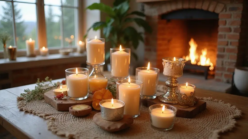 mekanda tarçınlı karanfilli kış kokularını sağlayan mumlar